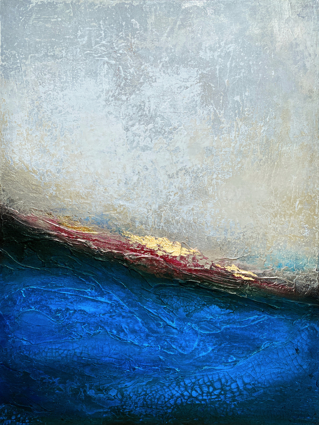 Slate Wave Poster och Canvastavla