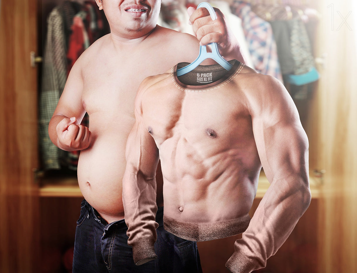 Six Pack Wannabe Poster och Canvastavla