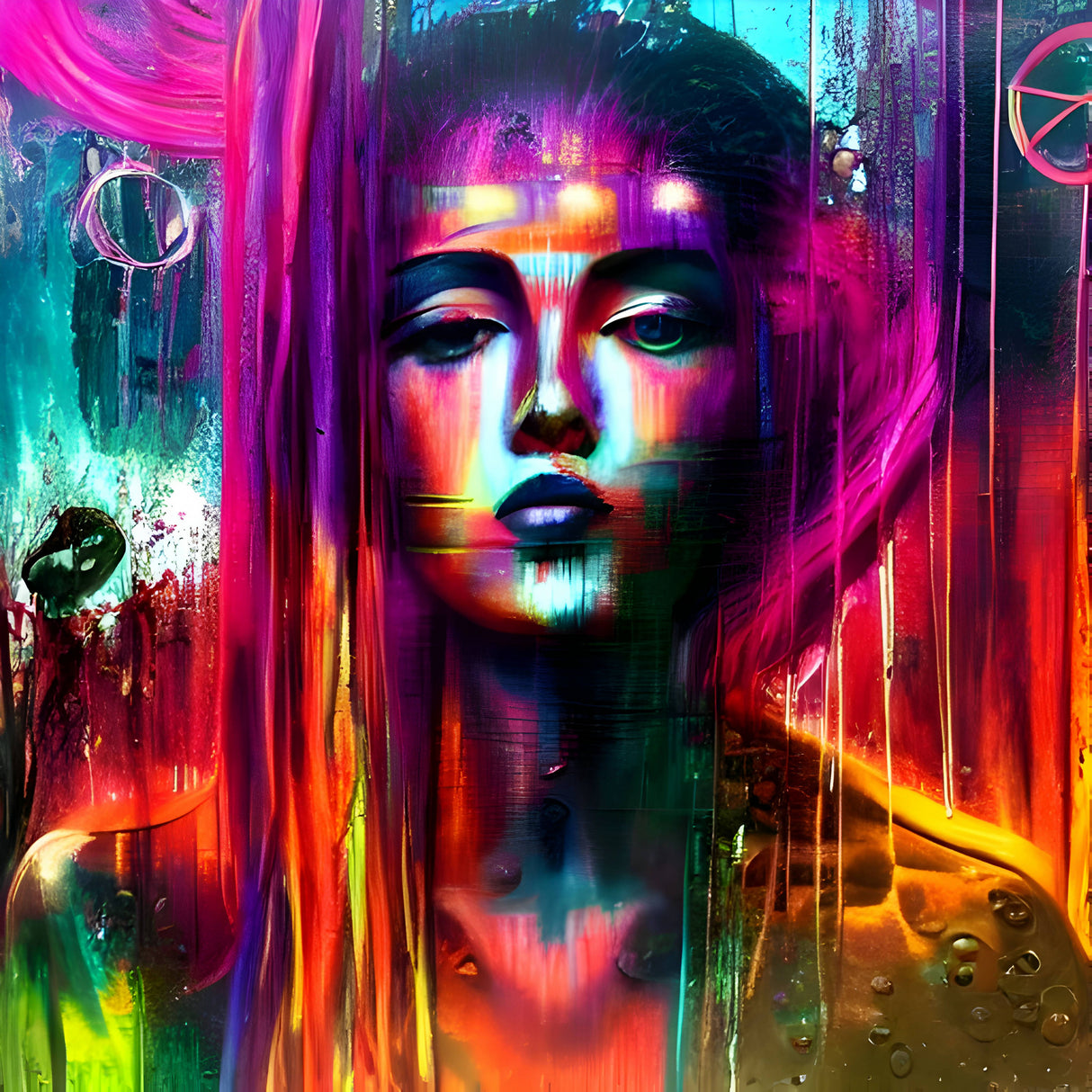 Violeta Poster och Canvastavla