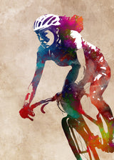 Cycling sport art 28 Poster och Canvastavla