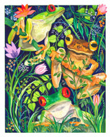 Rain Forest Frogs Poster och Canvastavla