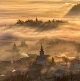 Misty morning Poster och Canvastavla