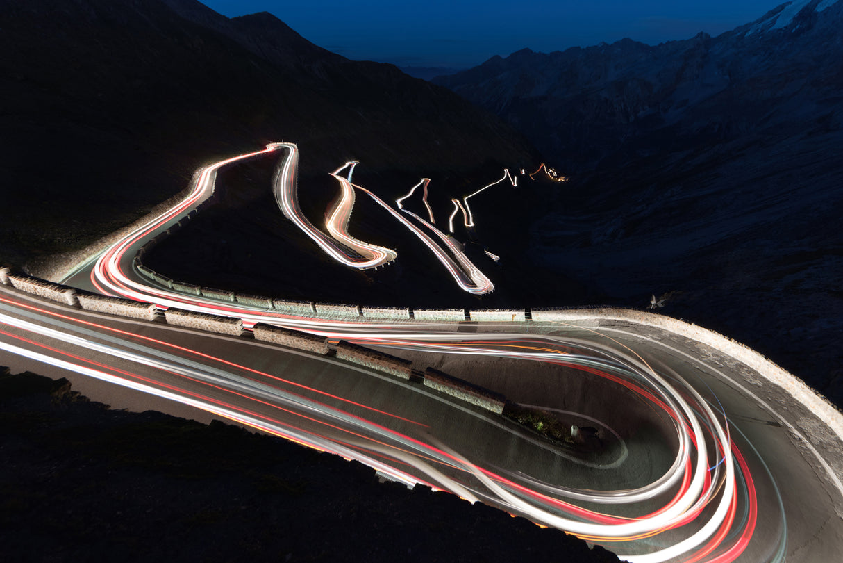 Stelvio Pass Poster och Canvastavla