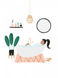 Self Care Poster och Canvastavla