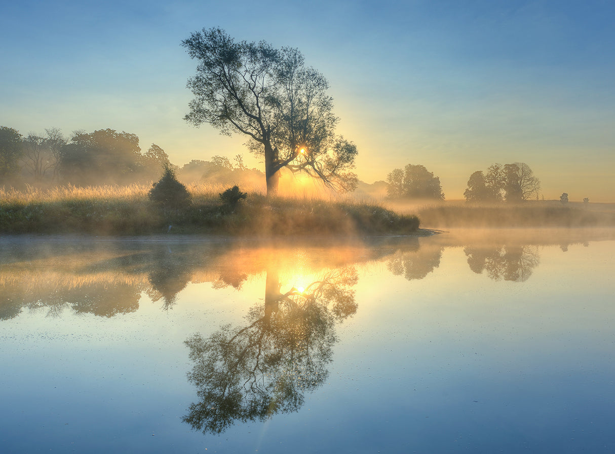 Morning reflection Poster och Canvastavla