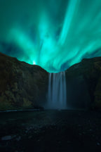 Skógafoss Poster och Canvastavla
