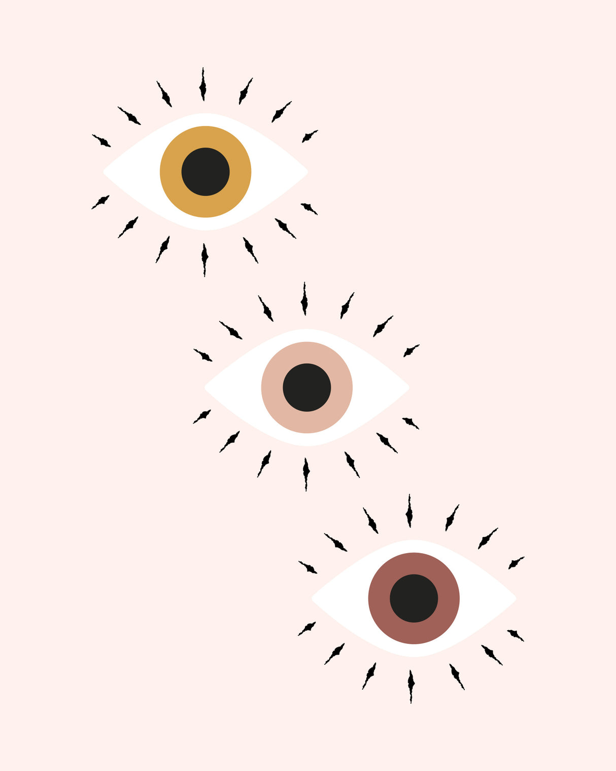 Threeeyes Poster och Canvastavla