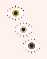 Threeeyes Poster och Canvastavla