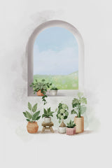 Vintage Plants Poster och Canvastavla