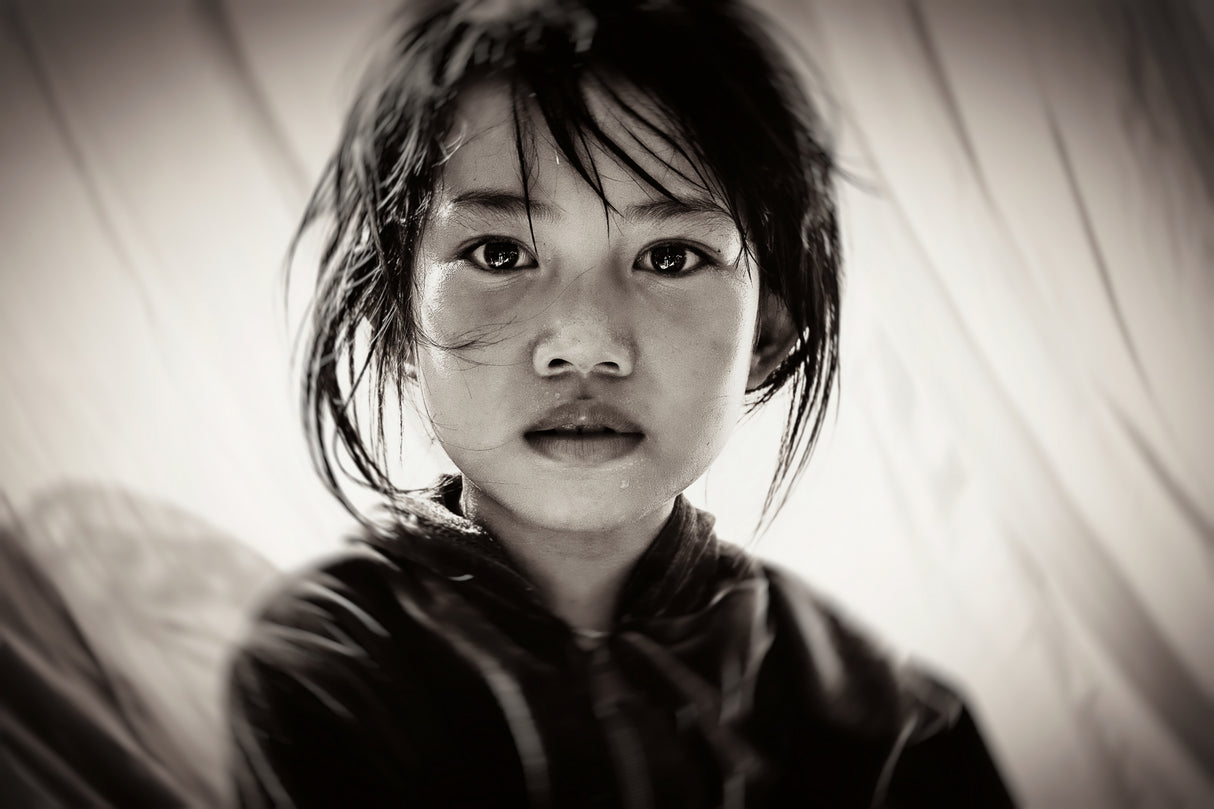Bambina Cambogiana Poster och Canvastavla