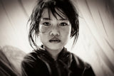 Bambina Cambogiana Poster och Canvastavla