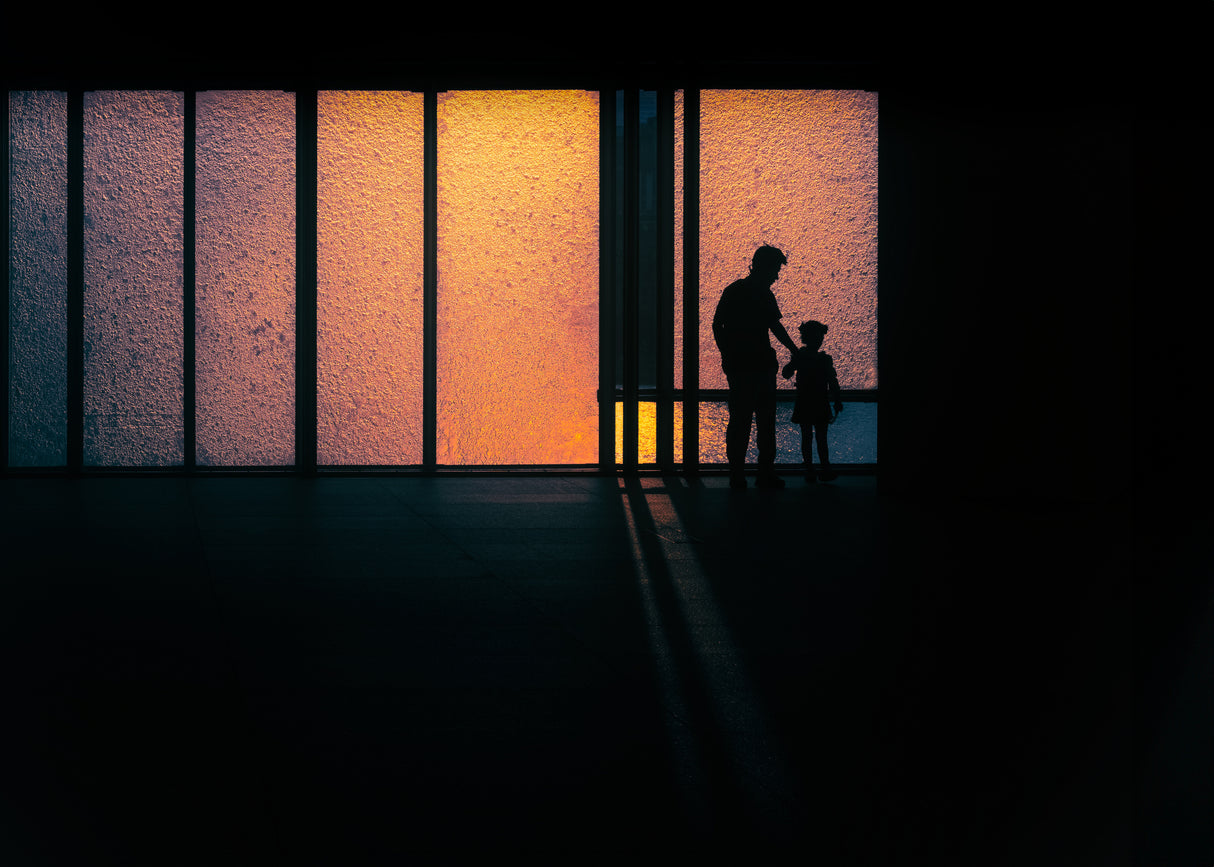 Father and Daughter Poster och Canvastavla