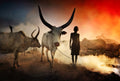 Dinka Child Poster och Canvastavla