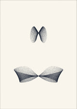 Mobius Bow Tie Poster och Canvastavla