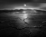 Moonrise Death Valley Poster och Canvastavla