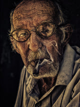 morning with cigar Poster och Canvastavla