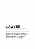 Quote Lawyer Poster och Canvastavla