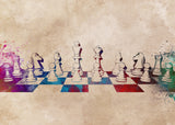 Chess Sport Art 2 Poster och Canvastavla