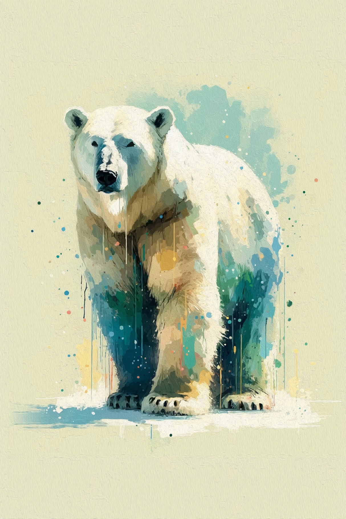 Polar bear Poster och Canvastavla