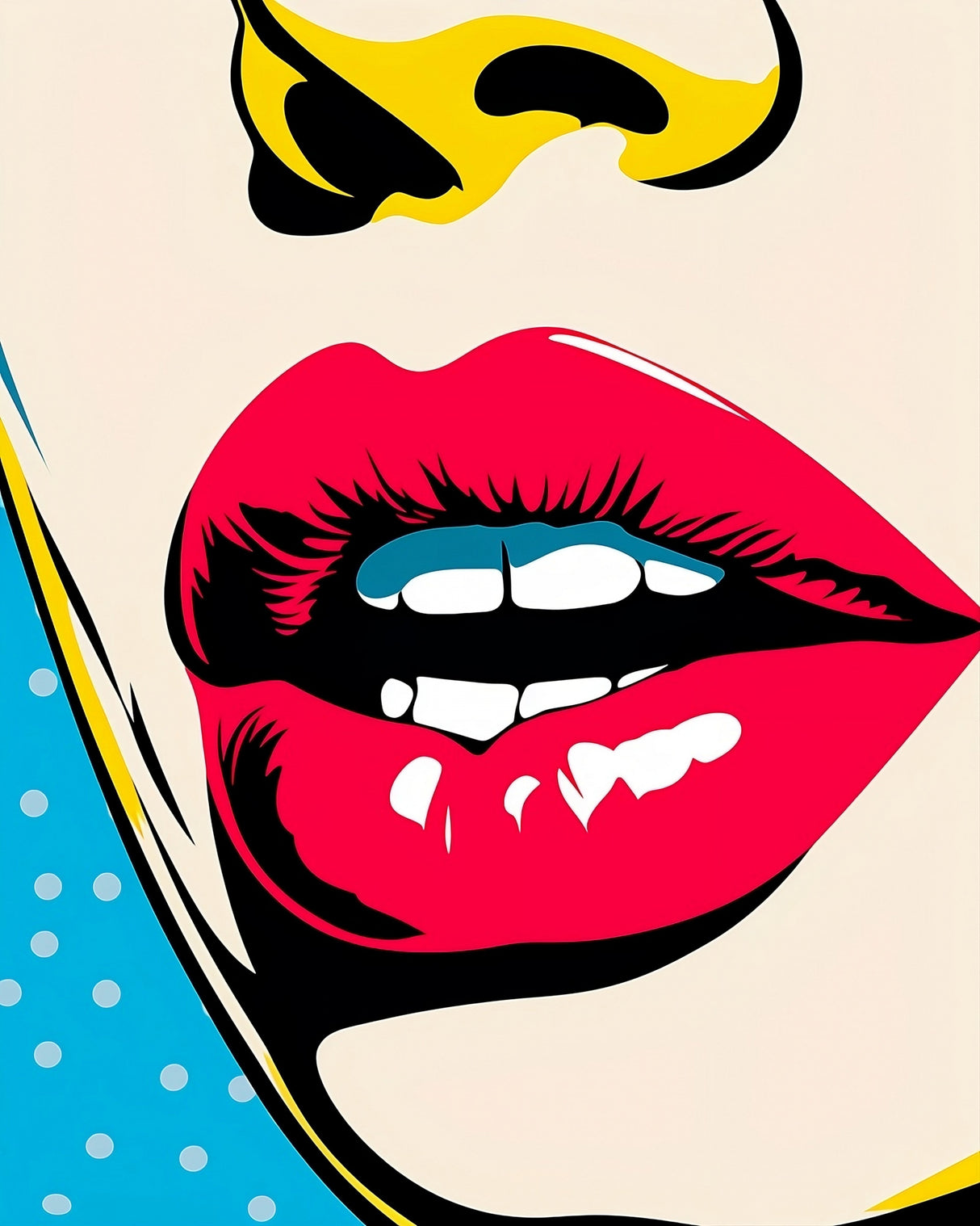 Read My Lips.png Poster och Canvastavla