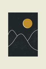 Minimal Sunset Vibes #3 Poster och Canvastavla