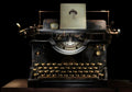Typewriter Poster och Canvastavla