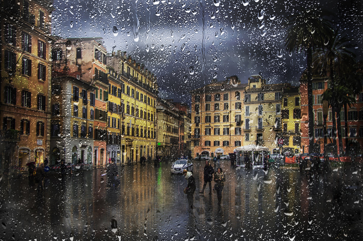 Still rain in the city Poster och Canvastavla