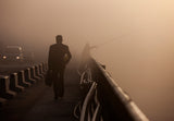 Misty bridge series I Poster och Canvastavla