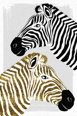 Pretty Zebras Poster och Canvastavla