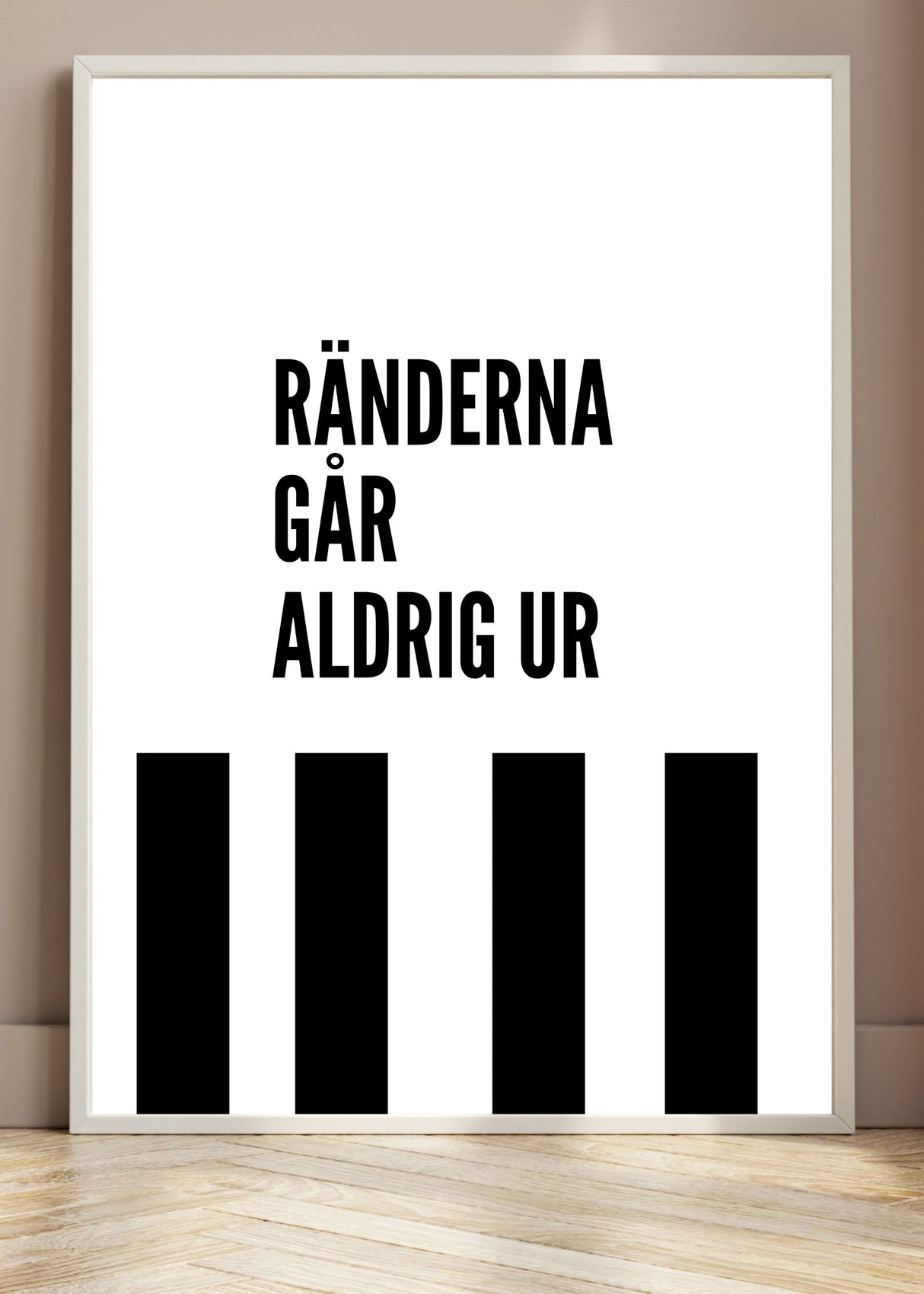 Landskrona Bois - Ränderna går aldrig ur poster