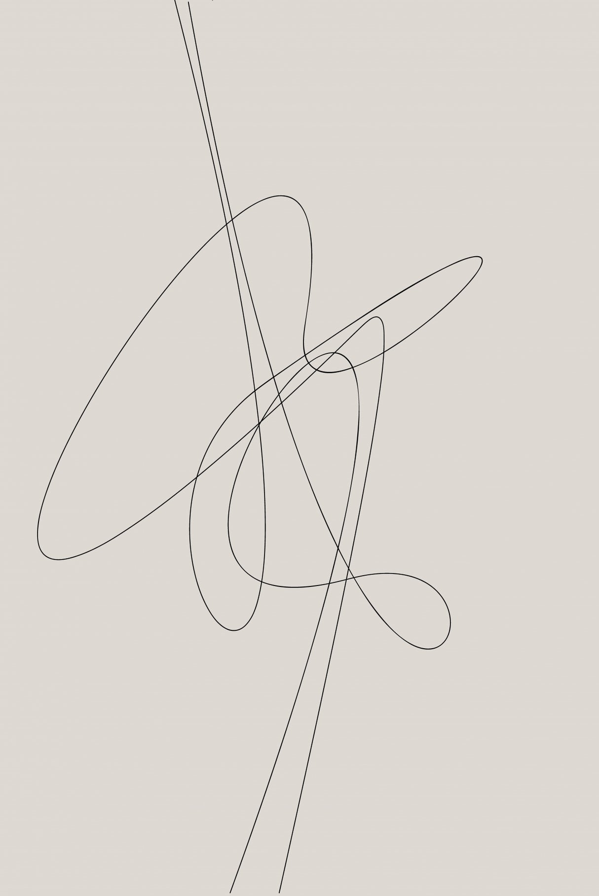 Brown Abstract Poster och Canvastavla
