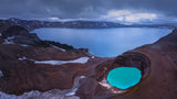 Askja Caldera Poster och Canvastavla