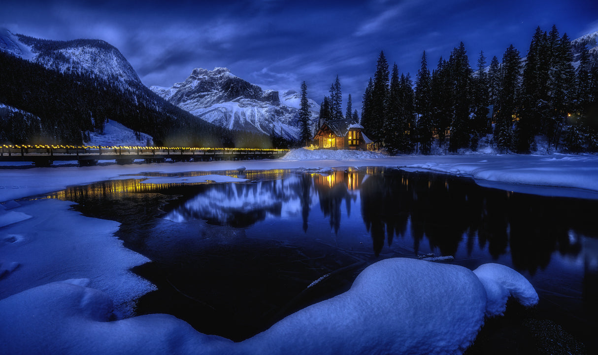 Emerald Lake Poster och Canvastavla