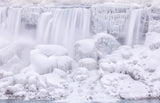 The Frozen Waterfalls Poster och Canvastavla