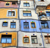 Windows of Hundertwasser Poster och Canvastavla