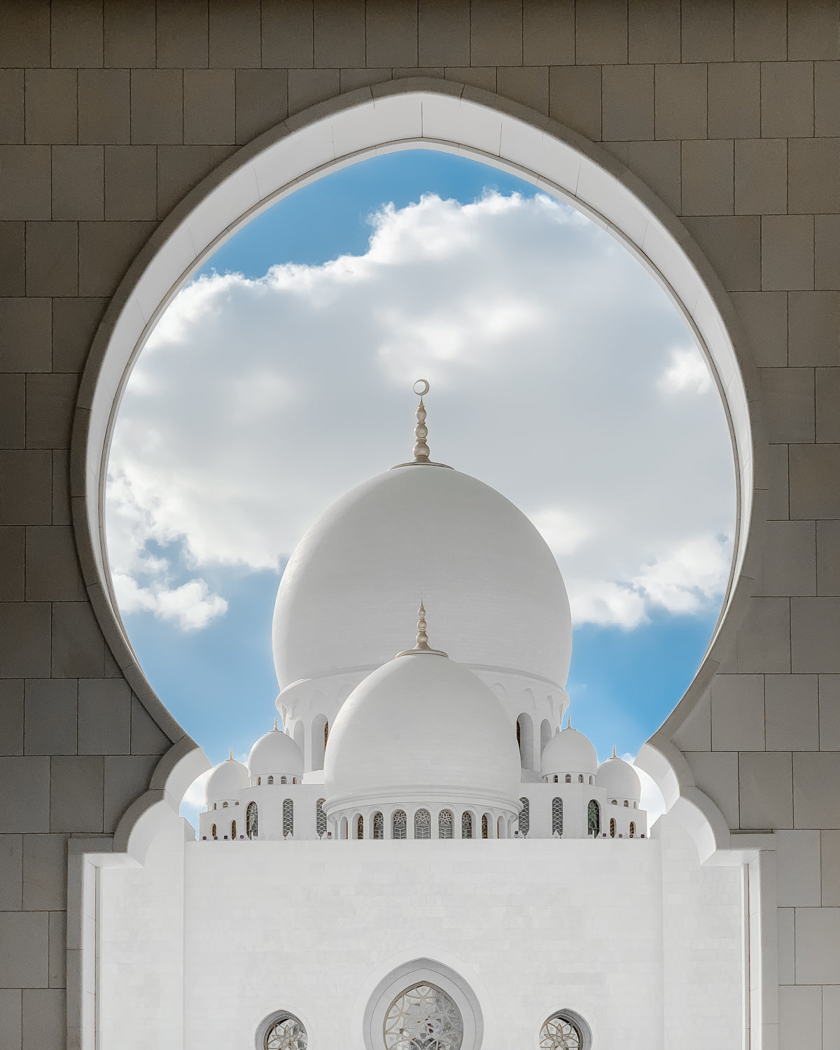 sheikh zaied mosque Poster och Canvastavla