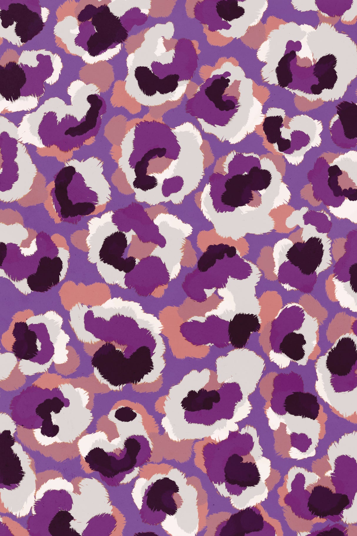 Viola Pattern Poster och Canvastavla