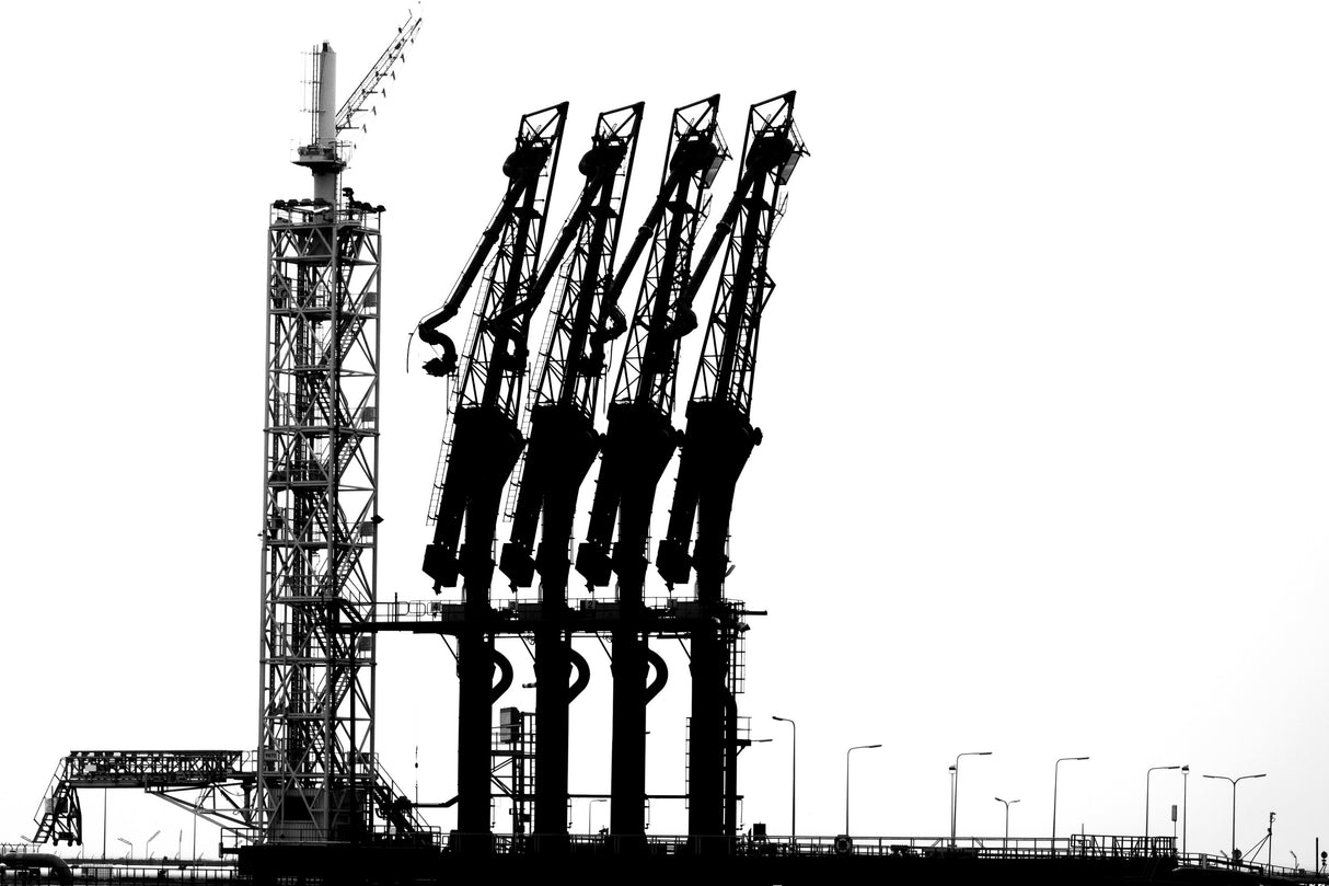 Rotterdam-Harbour Poster och Canvastavla