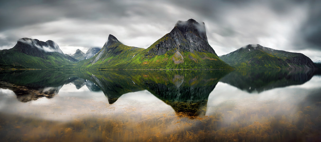 Steinfjorden Panorama Poster och Canvastavla