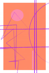 Angularlines No11 Poster och Canvastavla
