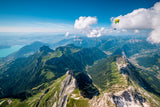 Flying above La Tournette with Francis Boehm "Bimbo" Poster och Canvastavla