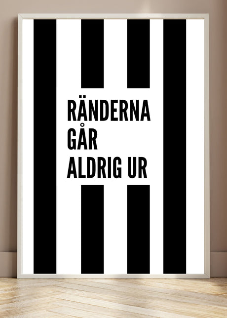 Landskrona Bois - Ränderna går aldrig ur poster