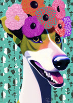Gorgeous Greyhound Poster och Canvastavla
