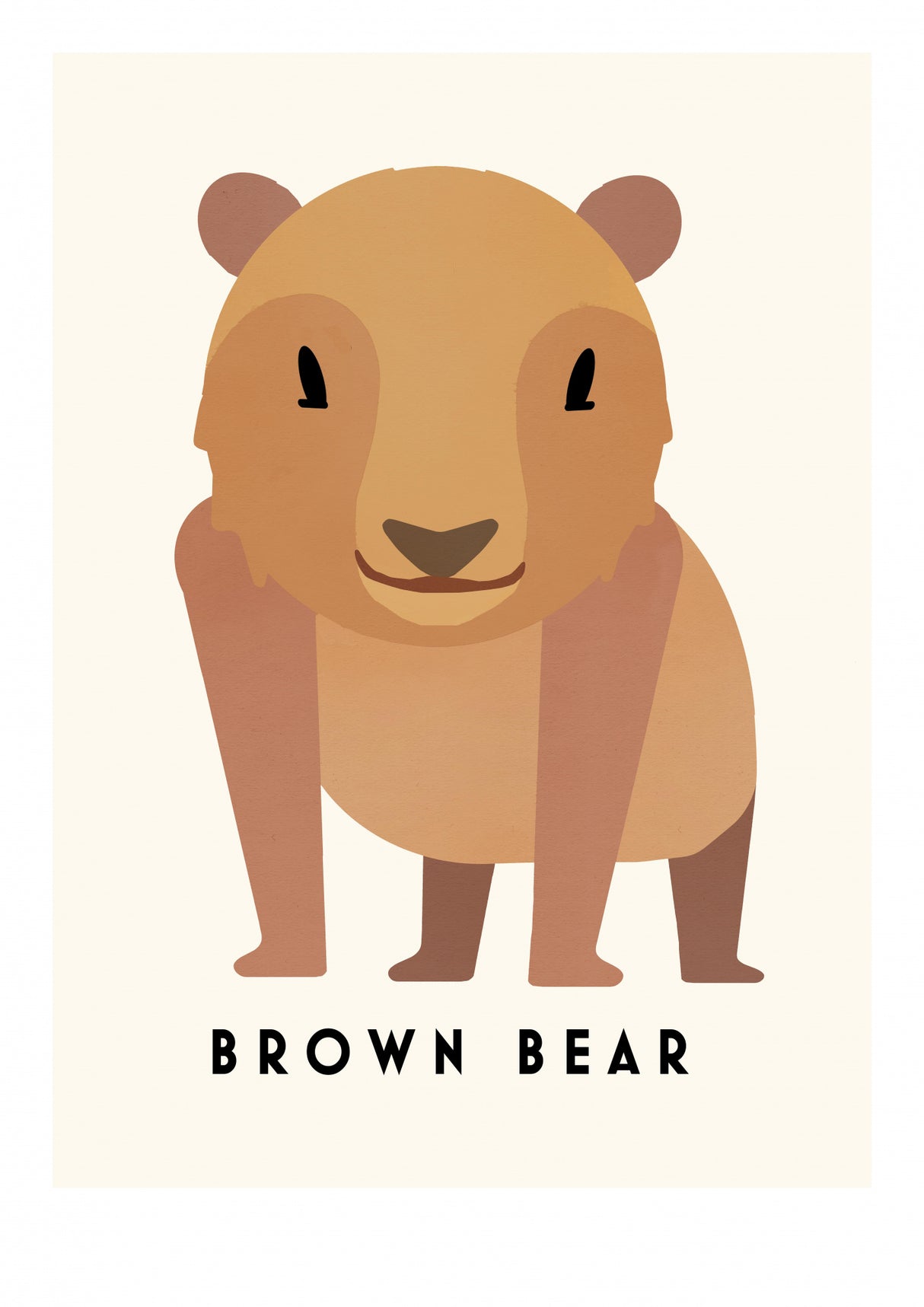 Bear Poster och Canvastavla