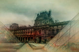 Le Louvre Poster och Canvastavla