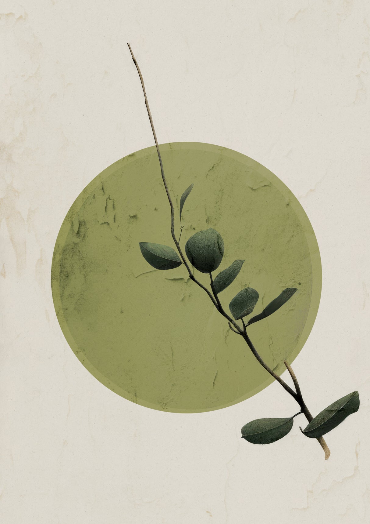 Greentwigno2 Poster och Canvastavla