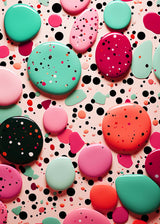 Terrazo pattern art 4 Poster och Canvastavla
