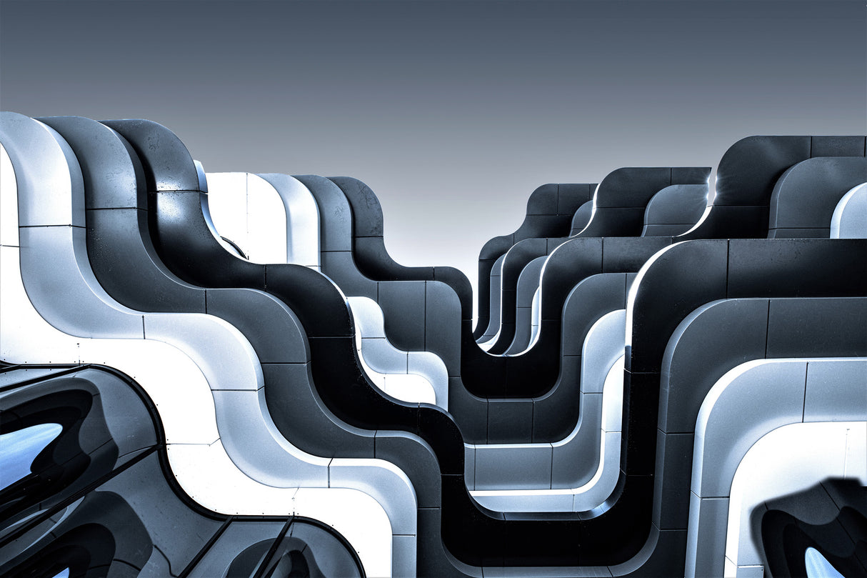 Undulated Roof Poster och Canvastavla