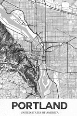 Portland Poster och Canvastavla