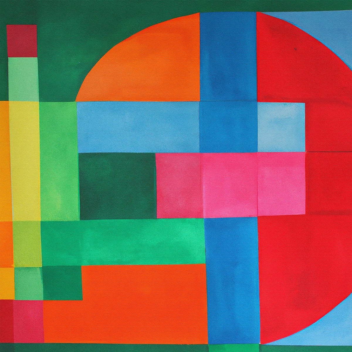 Modern Vibrant Painting No.1 Poster och Canvastavla
